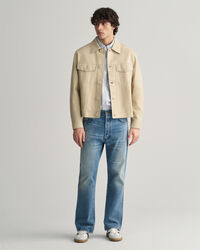 Giacca Trucker in pelle