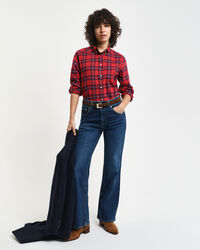 Camicia in flanella a quadri regular fit