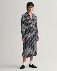 Abito a portafoglio con stampa a catena