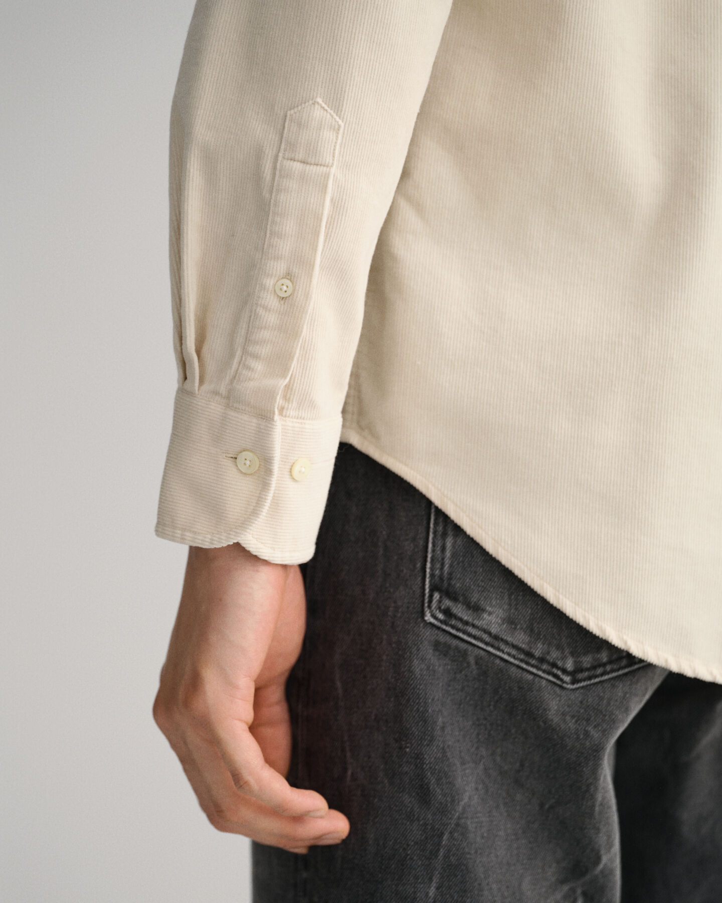 Camicia in velluto a coste regular fit