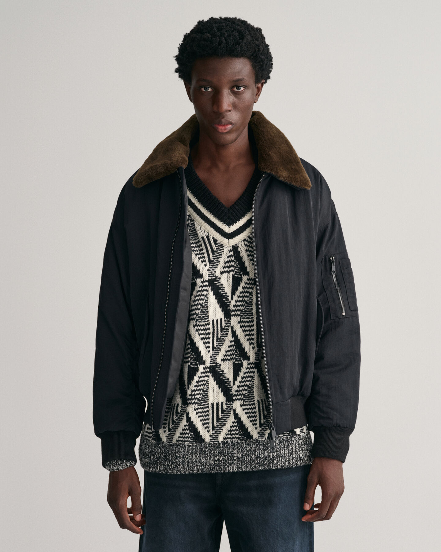 Giacca bomber da aviatore