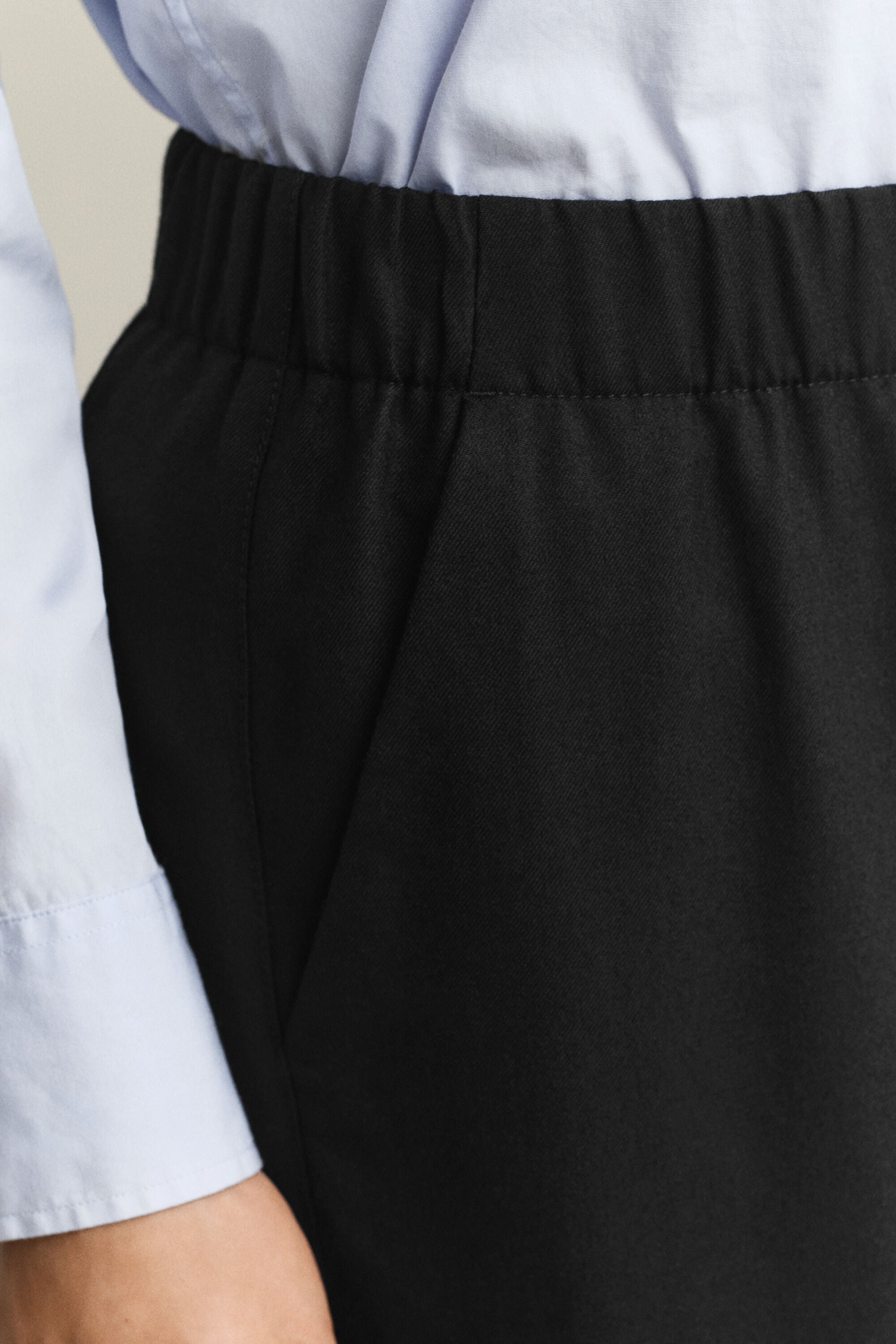 Pantaloni in misto lana