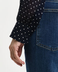 Camicetta con fiocco a pois