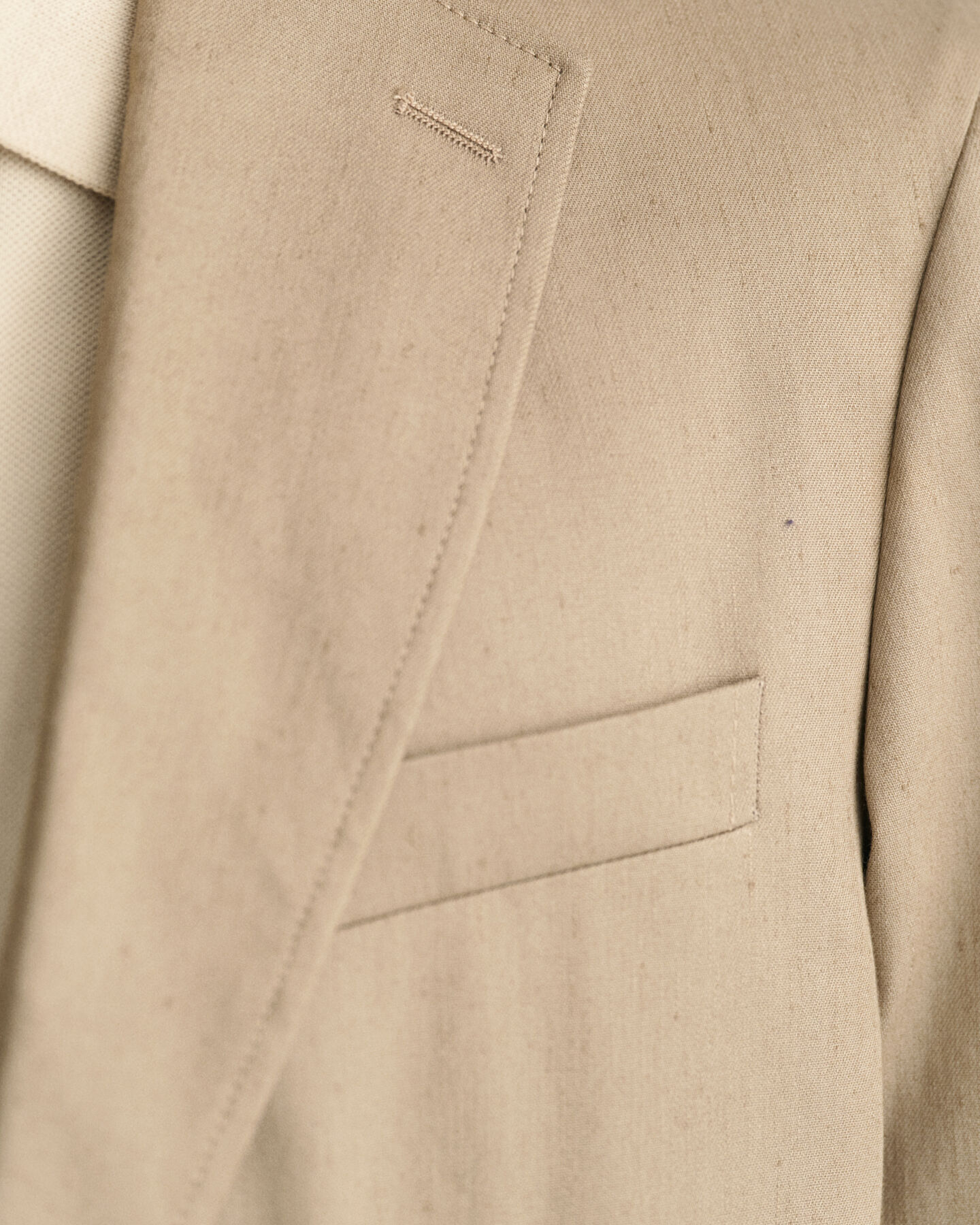 Blazer da abito in misto lino-cotone