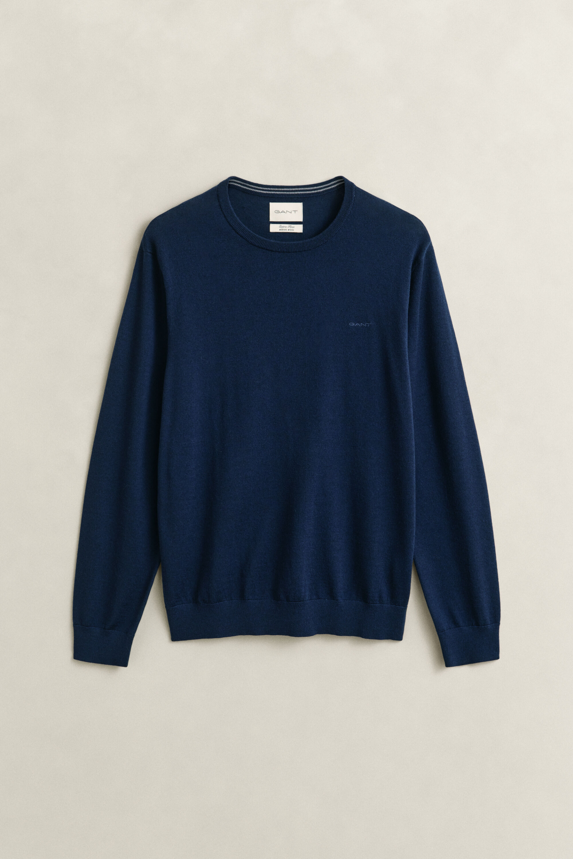 Maglia girocollo in lana merino