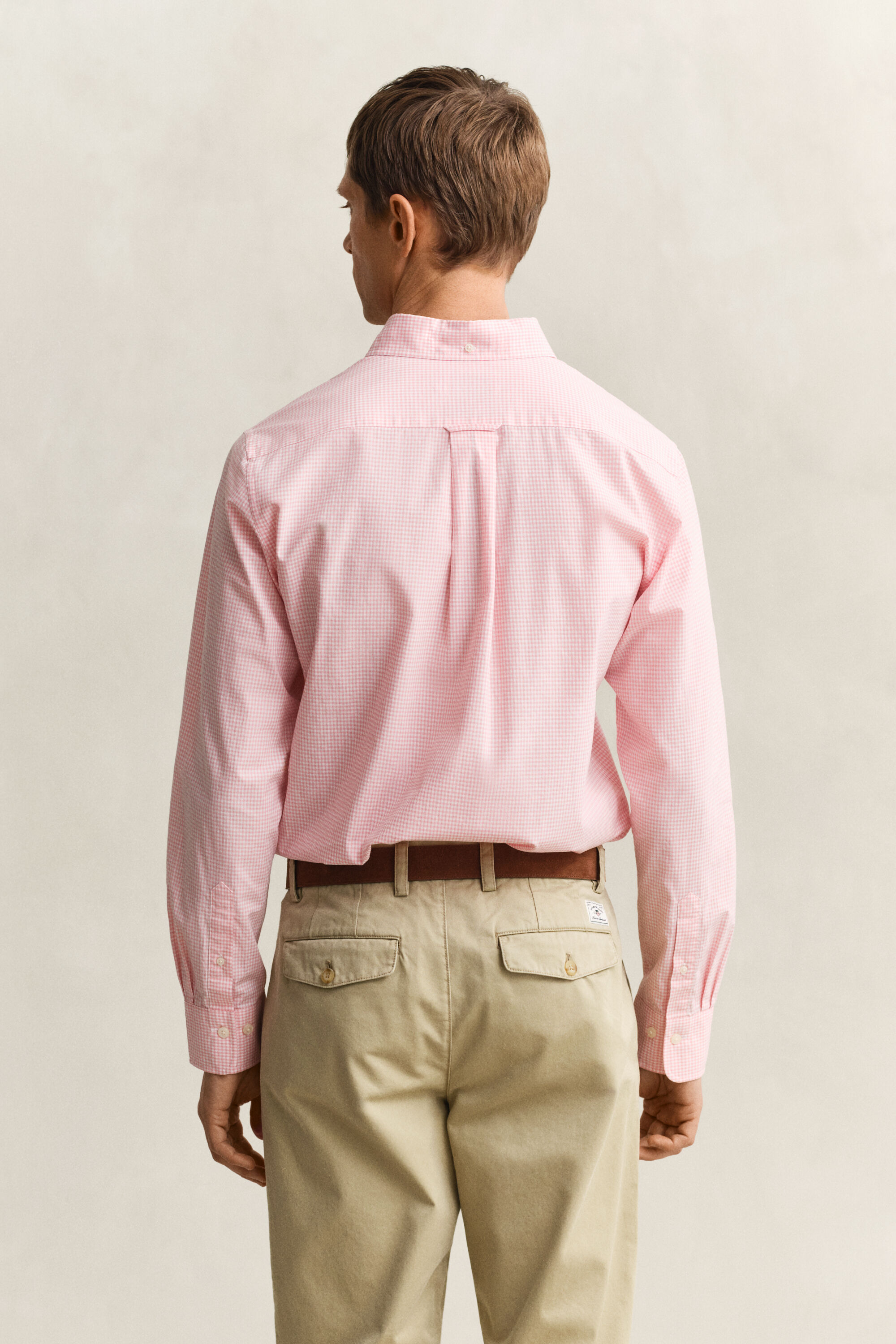 Camicia classica in popeline percalle