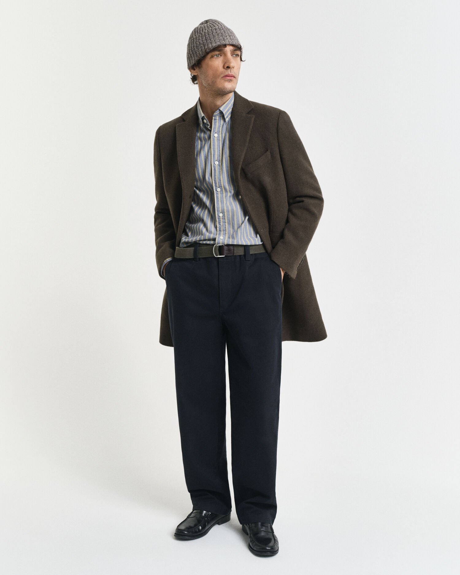 Camicia in popeline a righe Archive regular fit