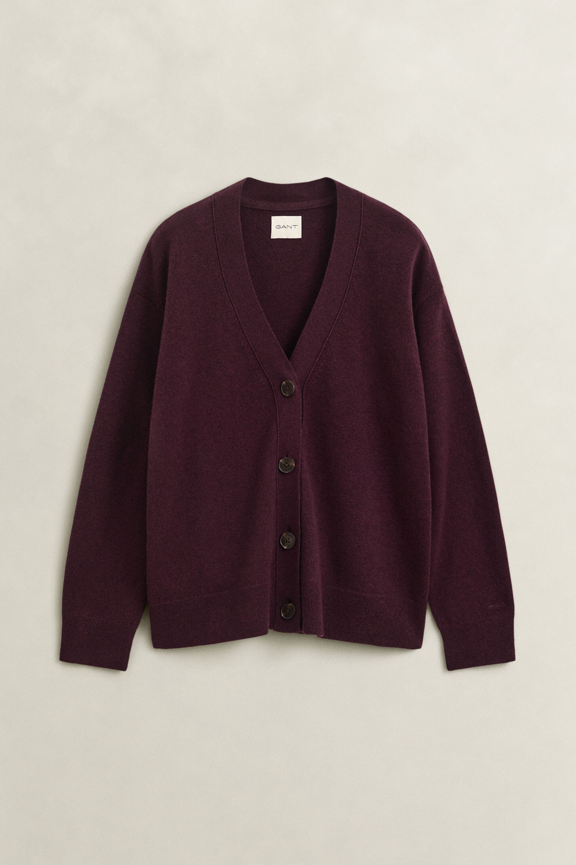 Cardigan in finissima lana d'agnello