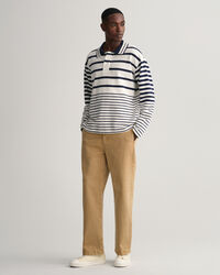 Pantaloni chino in twill straight fit