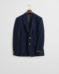 Blazer Club in flanella di lana slim fit