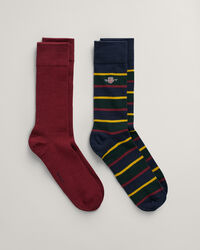 Confezione regalo da 2 paia di calzini a righe