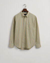 Camicia fil-&agrave;-fil a righe regular fit