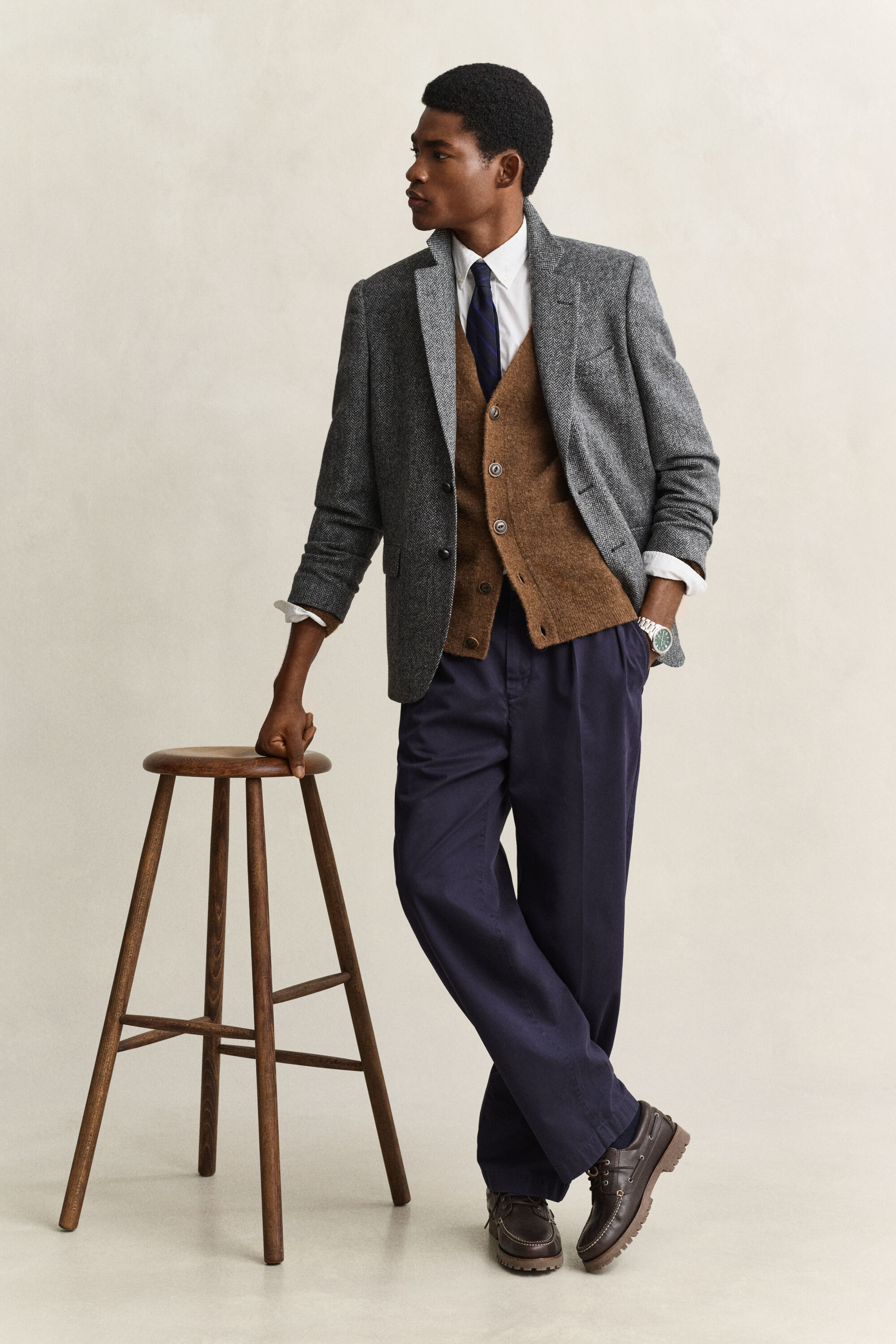 Blazer in tweed Gant x Yale