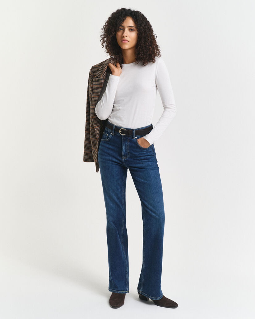 T-shirt a maniche lunghe in cotone leggero