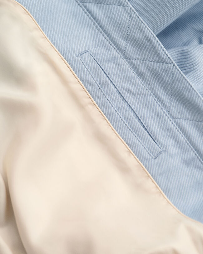 Giacca bomber in misto lino