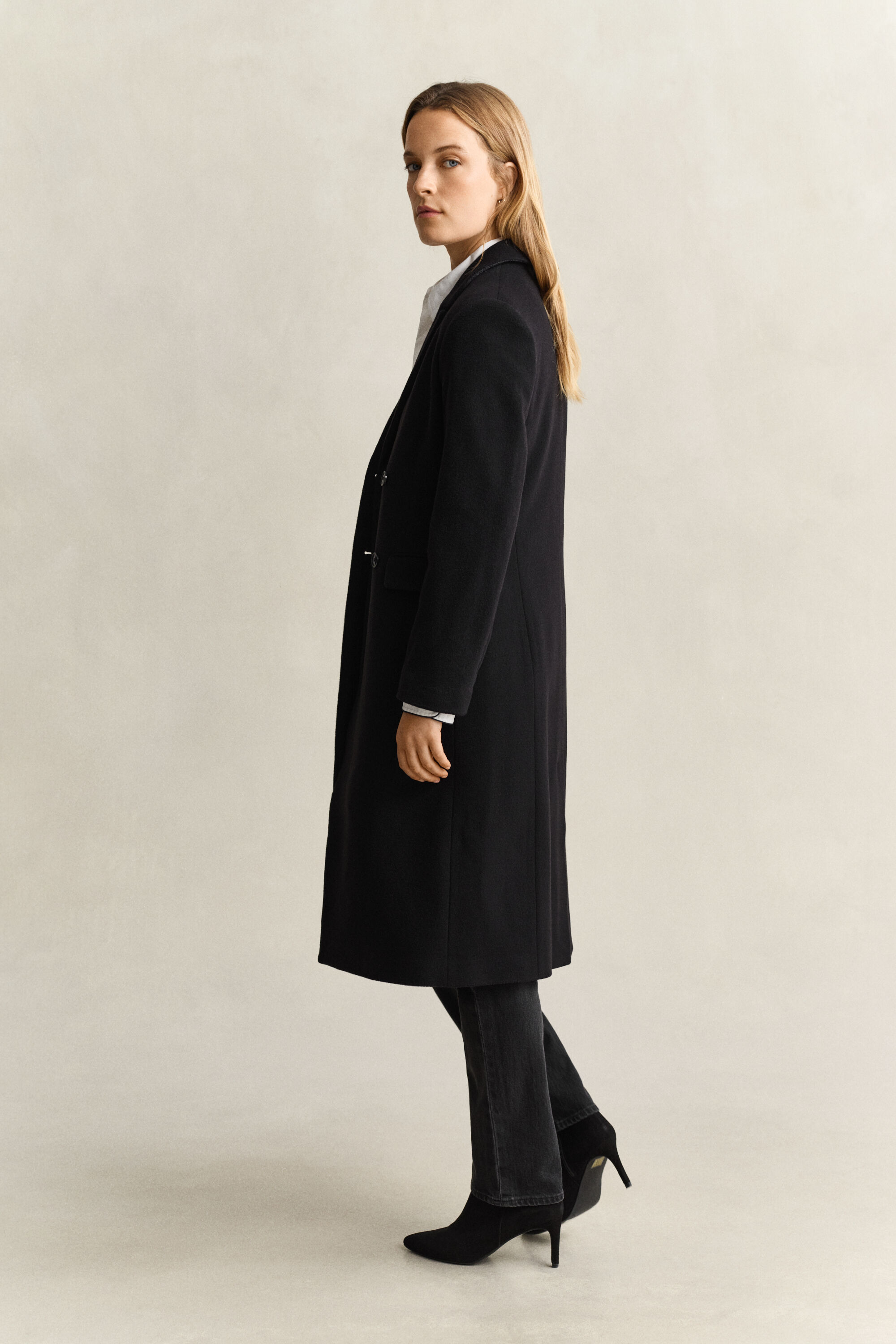 Cappotto in lana misto cashmere