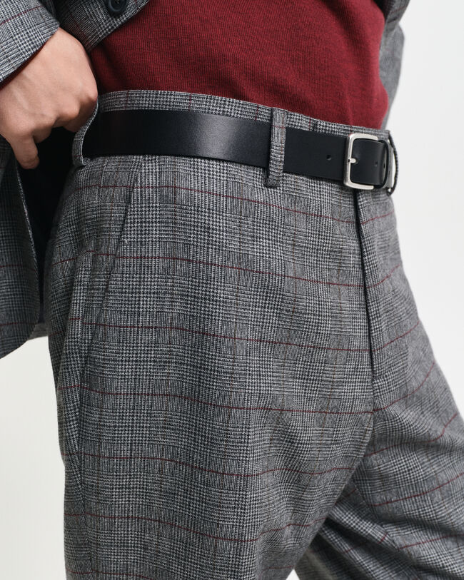 Pantaloni da abito a quadri slim fit