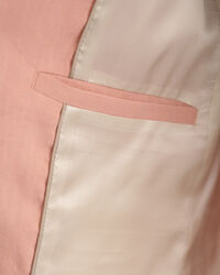 Blazer di lino elasticizzato regular fit