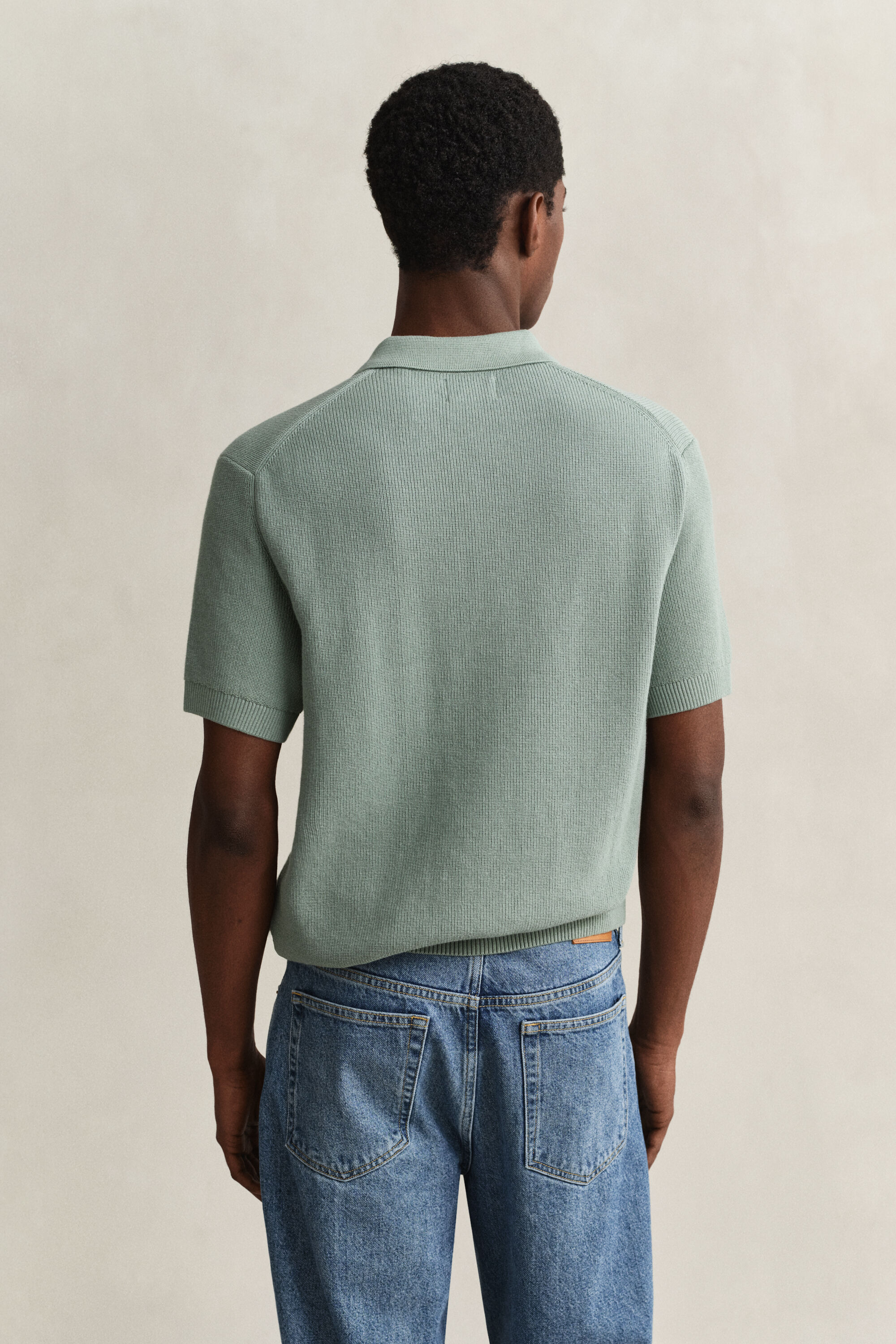 Polo in cotone a coste