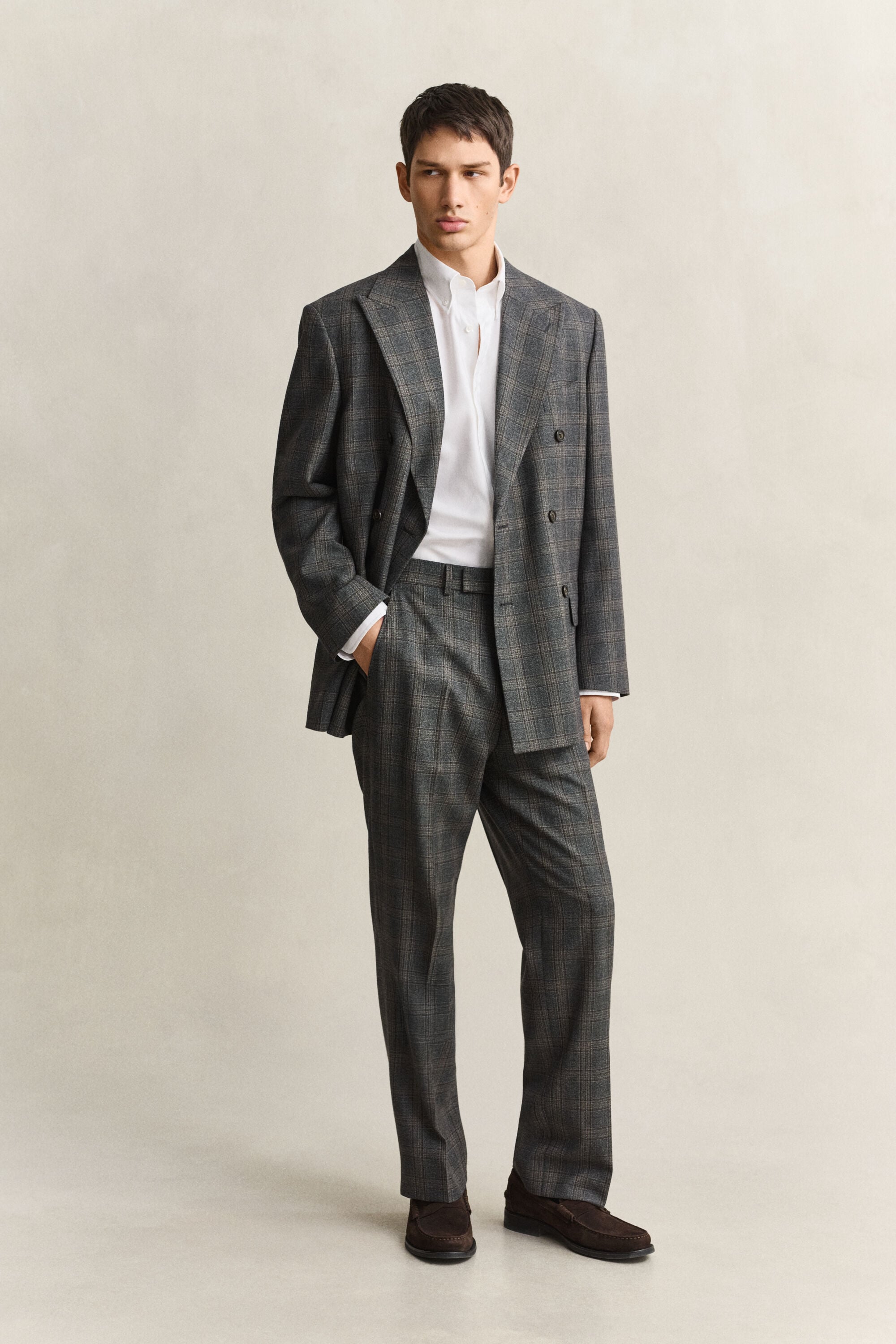 Abito chemisier in twill