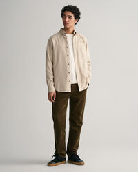 Camicia in flanella con motivo a spina di pesce regular fit