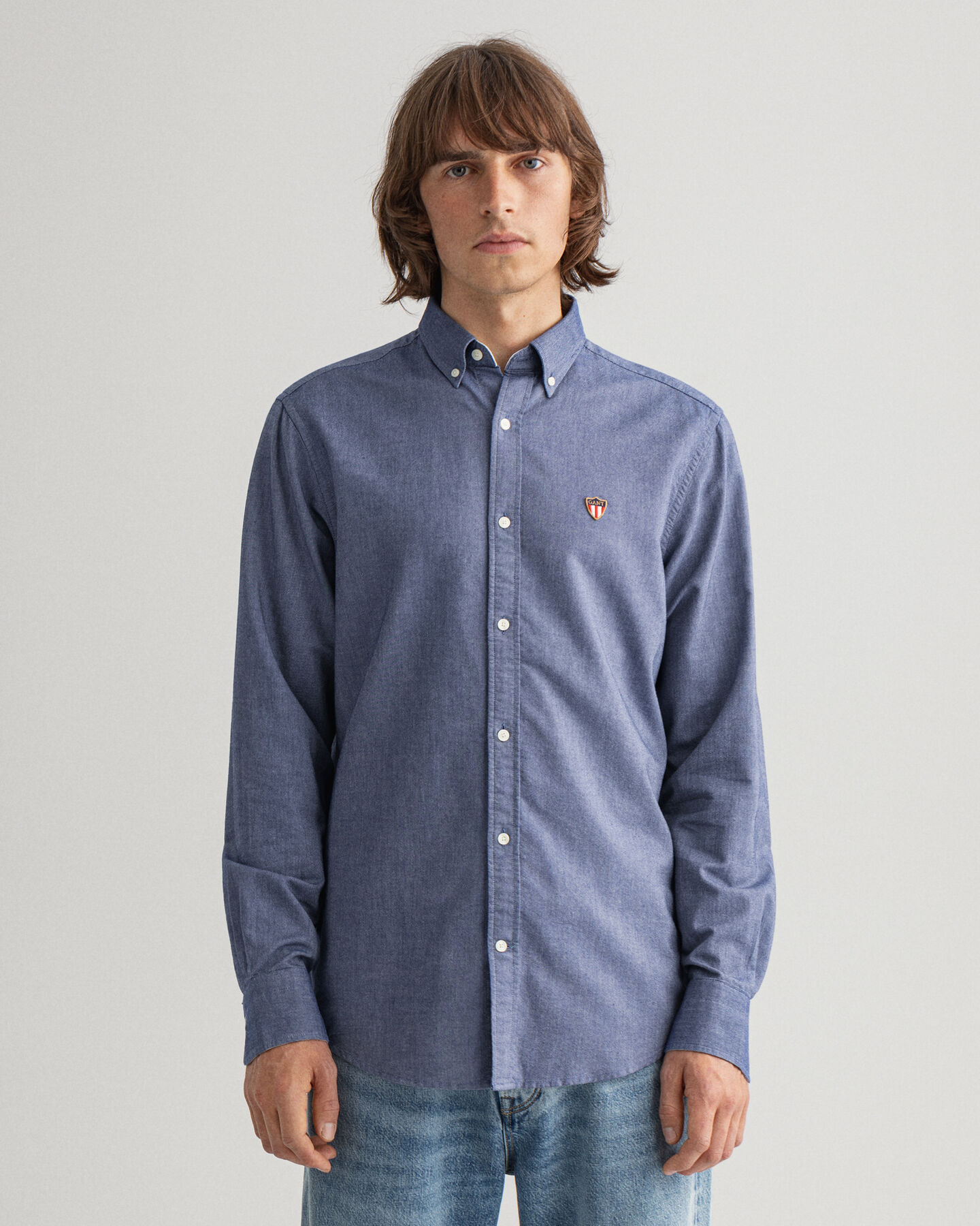 Camicia Banner Shield in tessuto Oxford regular fit