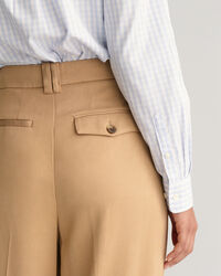 Camicia in popeline a quadri percalle regular fit