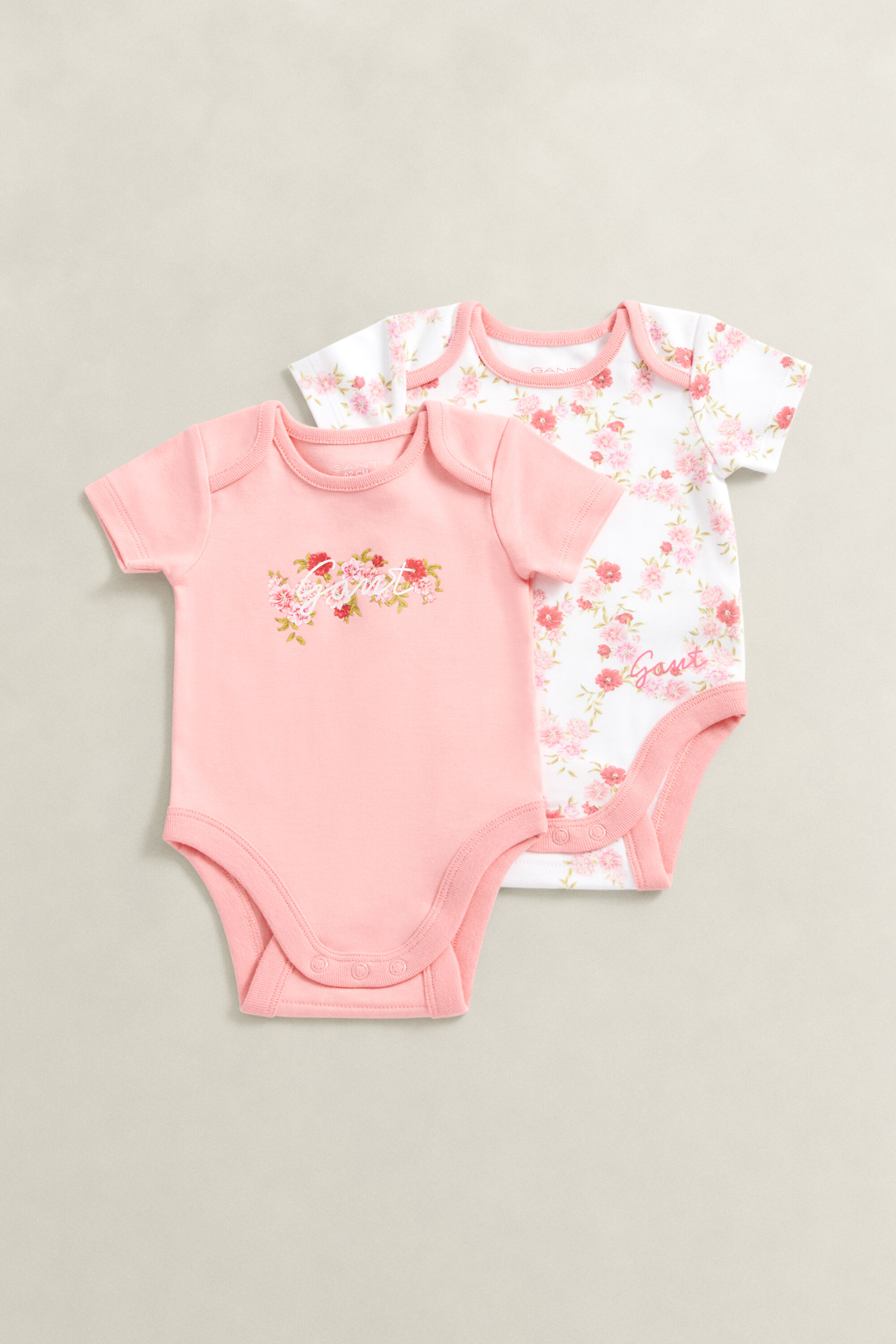 Confezione da 2 paia di tutine floreali Baby Girls