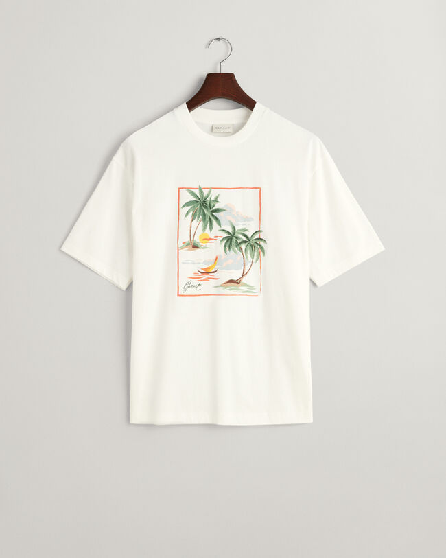 T-shirt Hawaiian Print