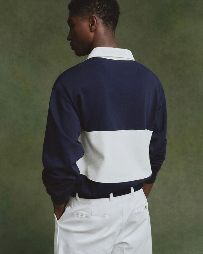 Heavy Rugger colour block con stampa