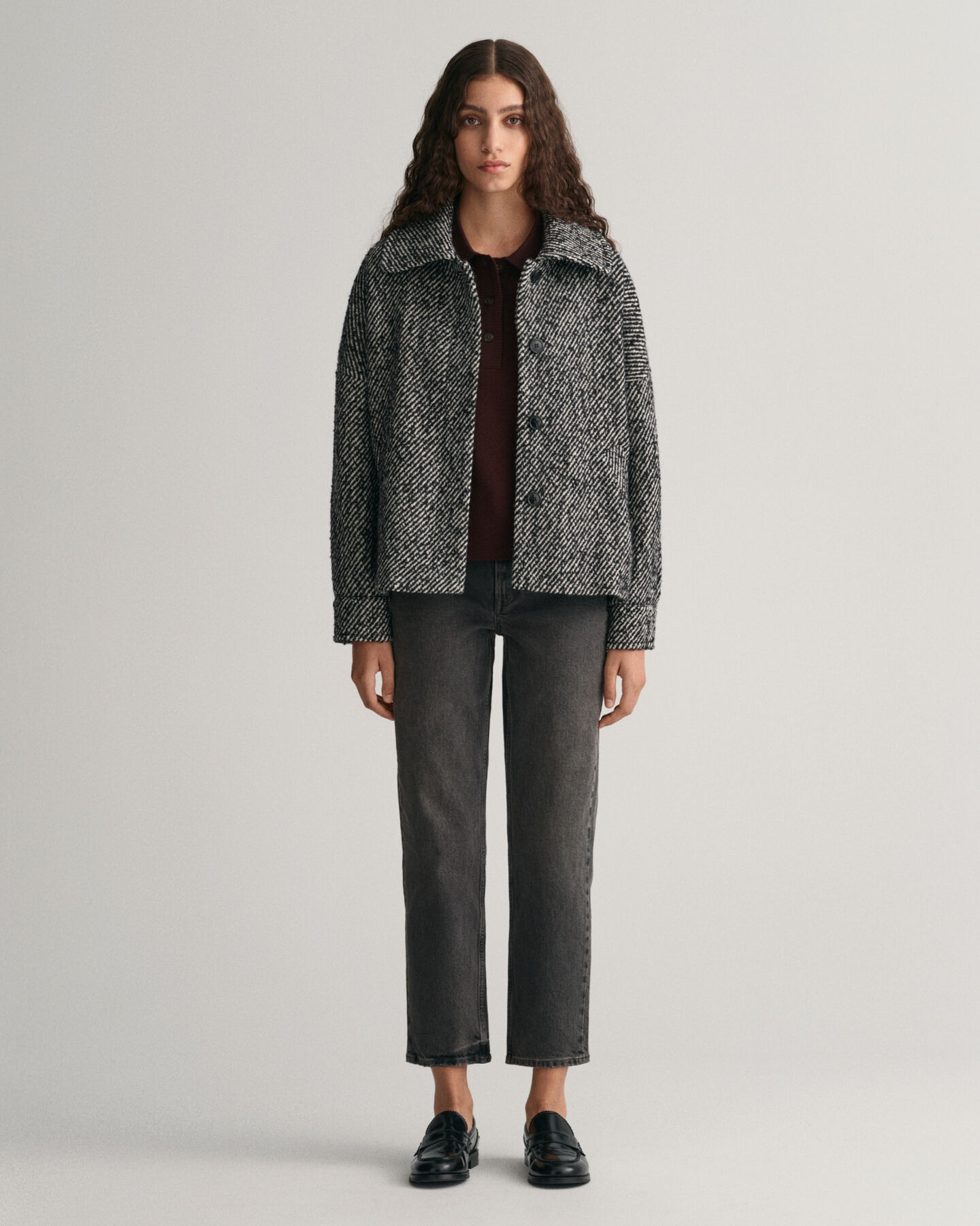 Jeans alla caviglia con gamba dritta