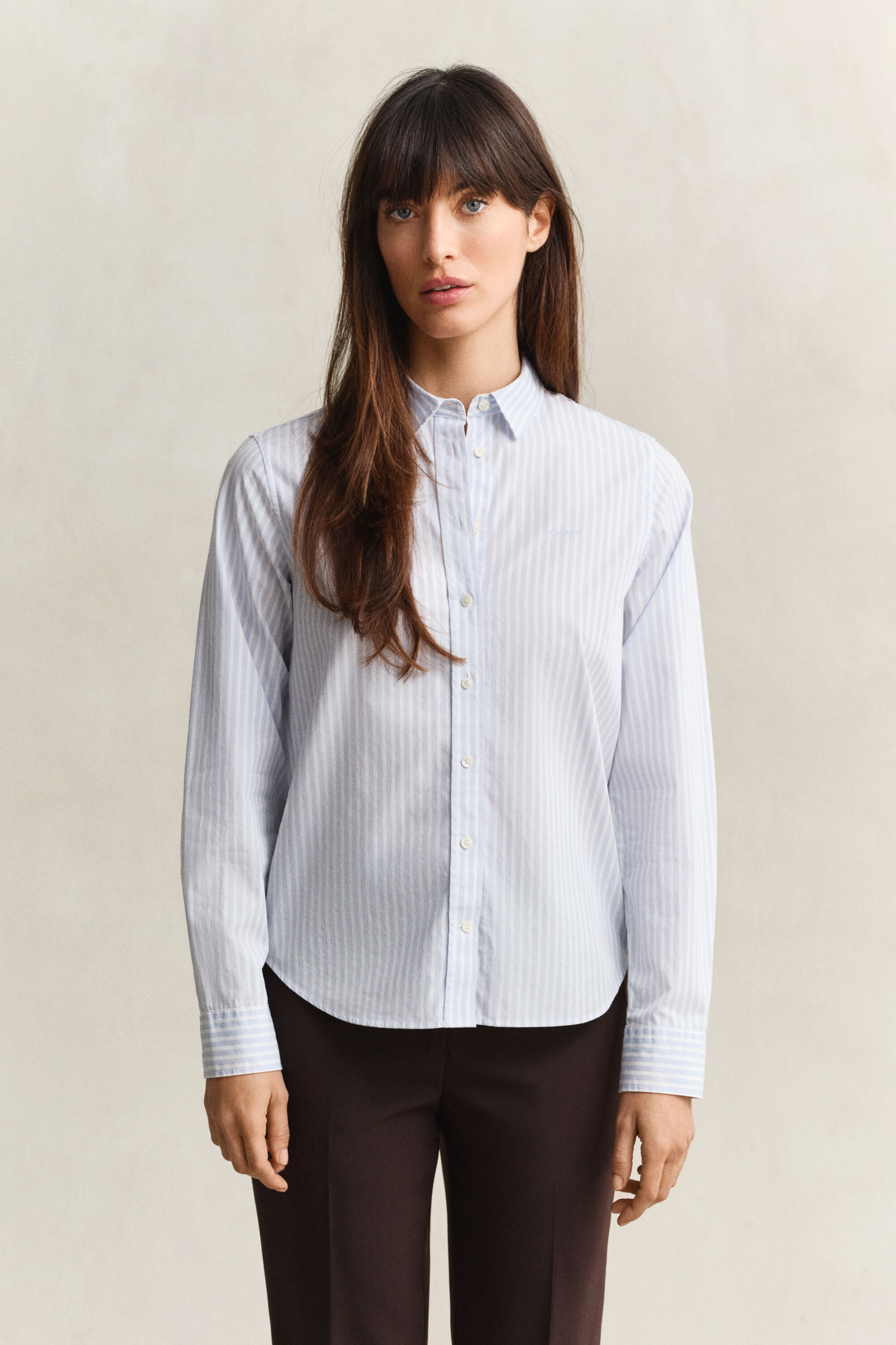 Camicia in popeline a righe Classic regular