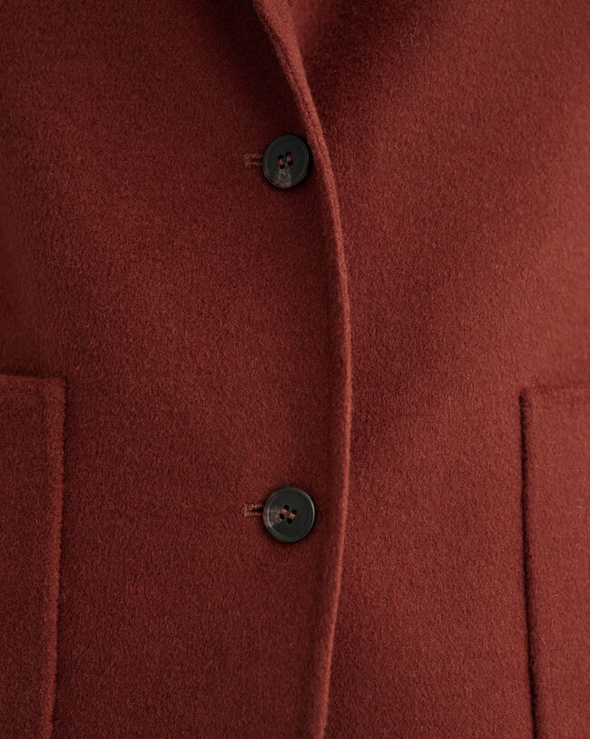 Blazer dritto cucito a mano