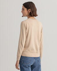 Cardigan con scollo a V in cotone leggero