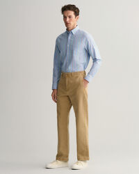 Pantaloni chino in twill straight fit