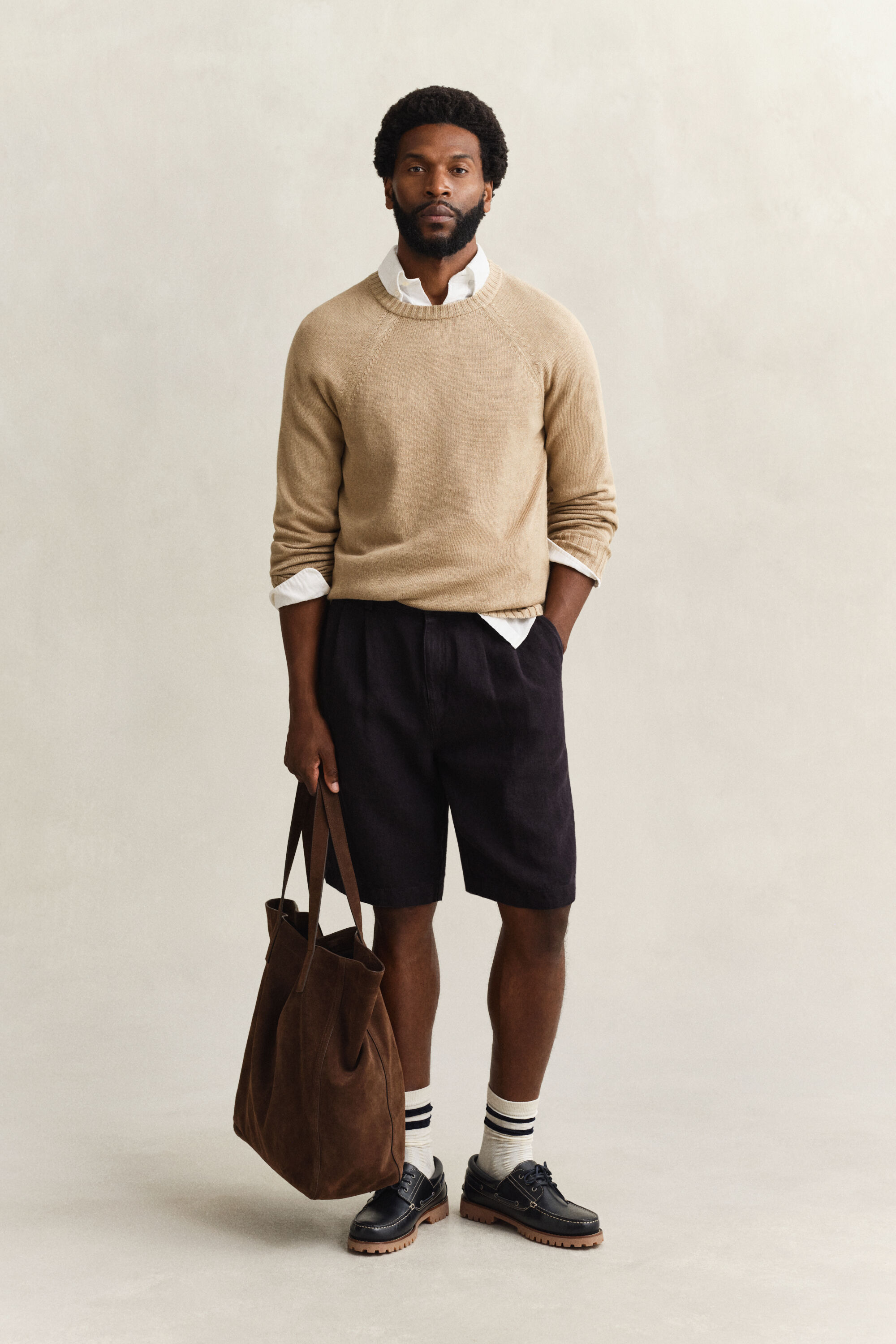 Maglia in misto lino