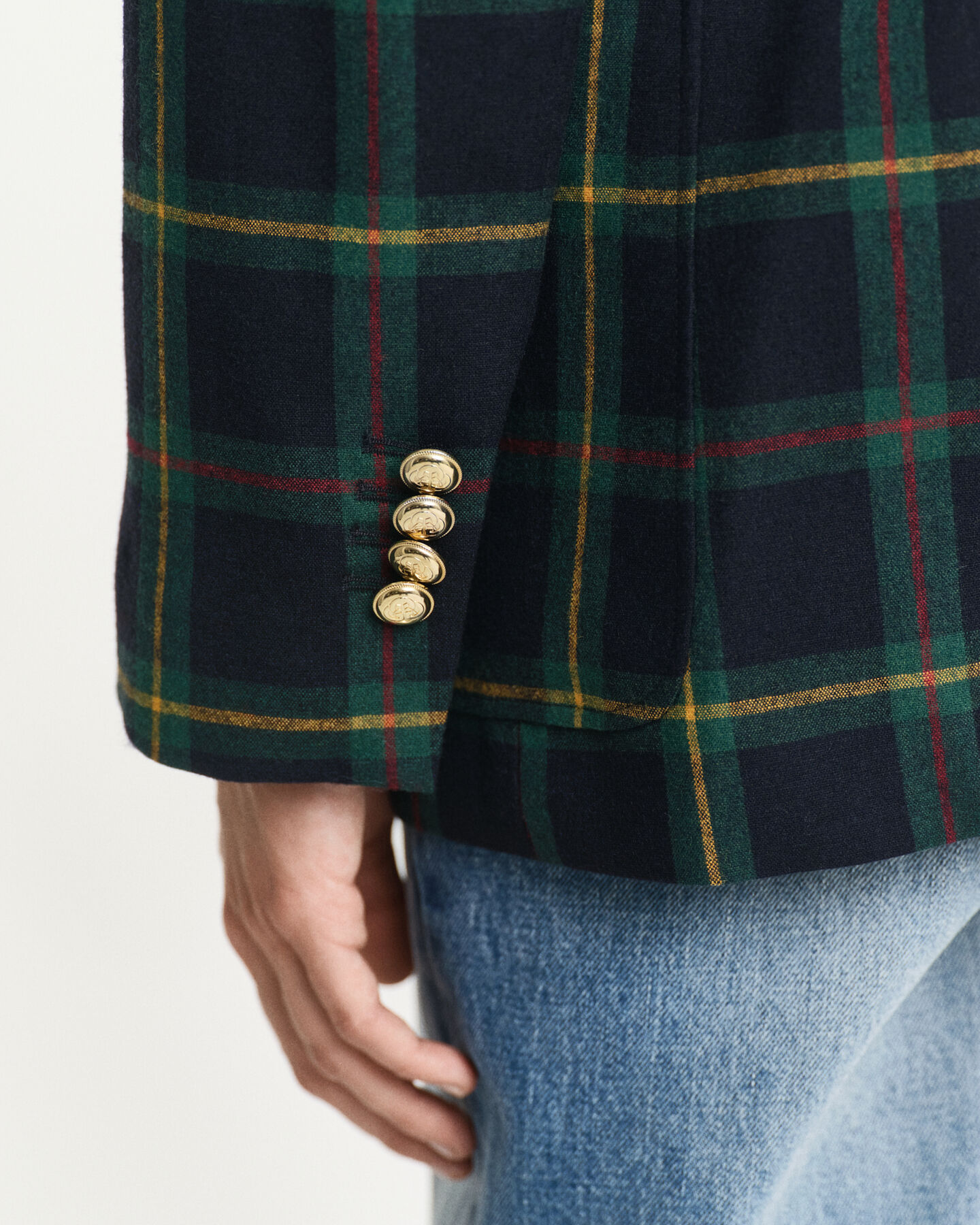 Blazer per abito a quadri regular fit