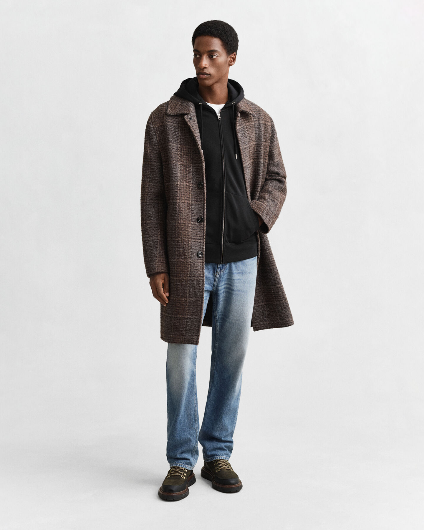 Felpa con cappuccio Shield con zip