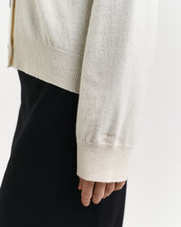 Cardigan in finissima lana d'agnello