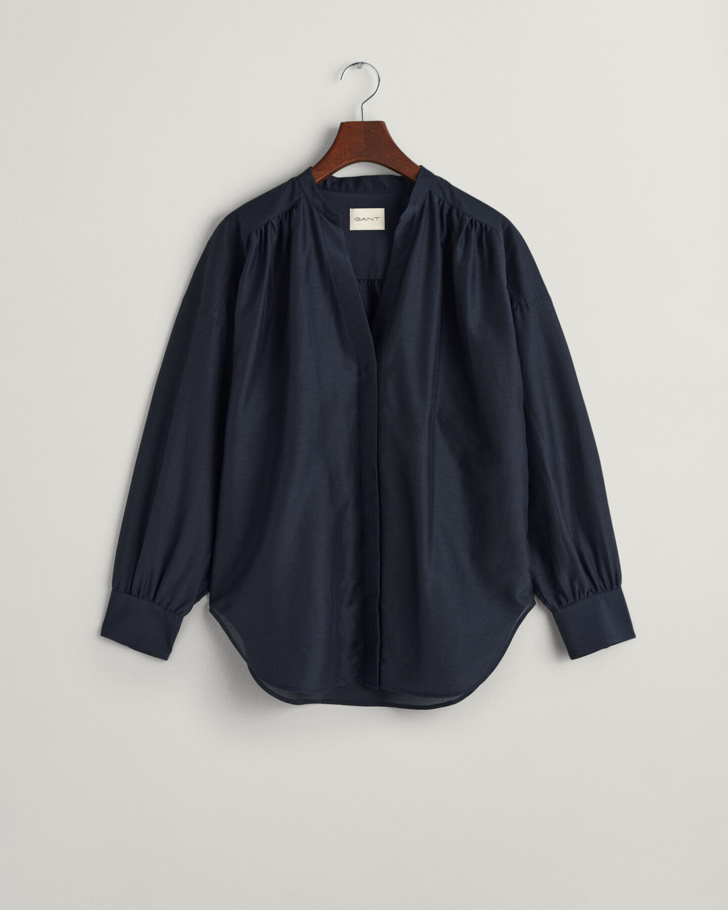 Blusa in misto seta-cotone