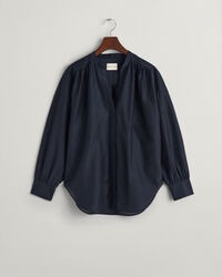 Blusa in misto seta-cotone