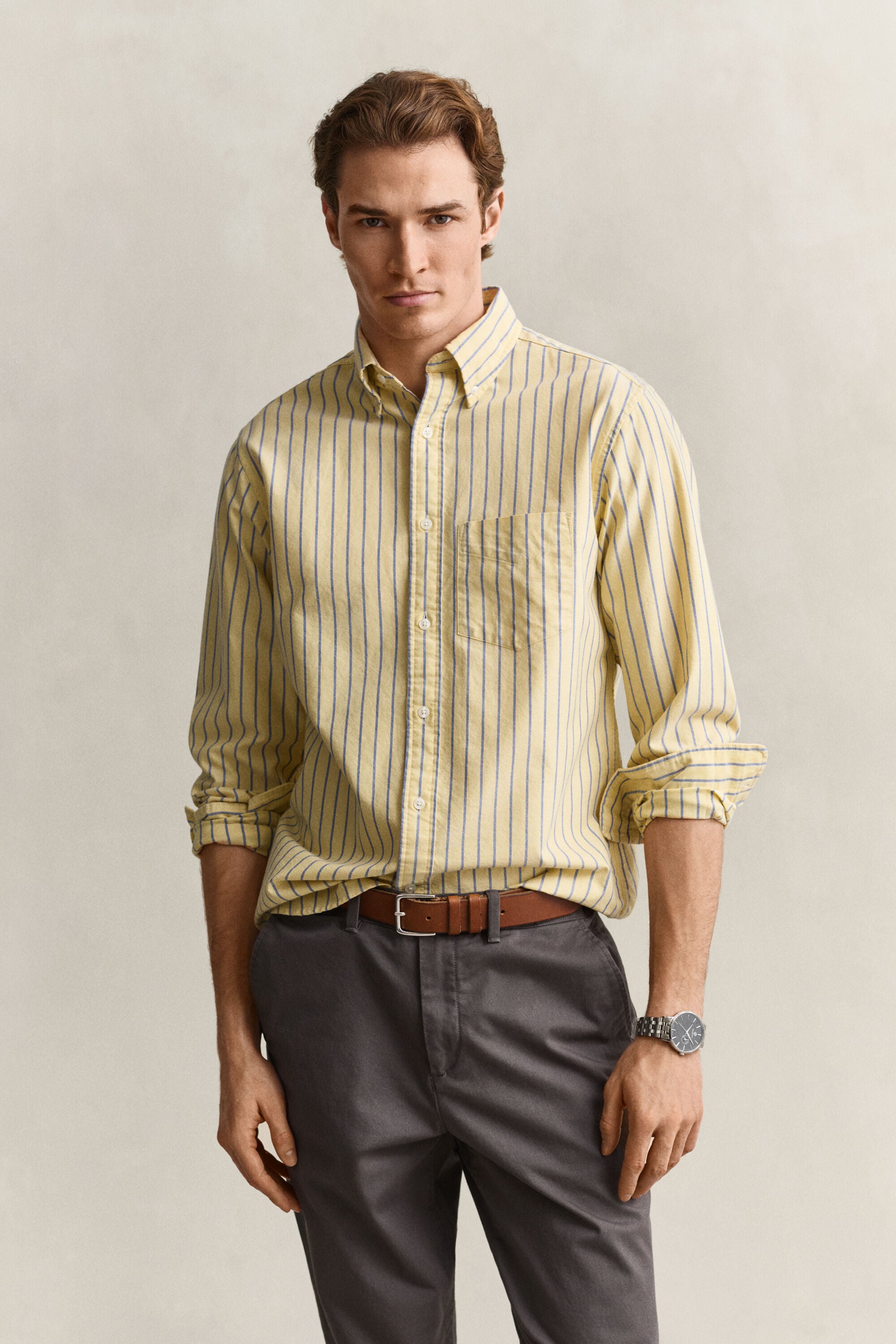Camicia Oxford classica a righe