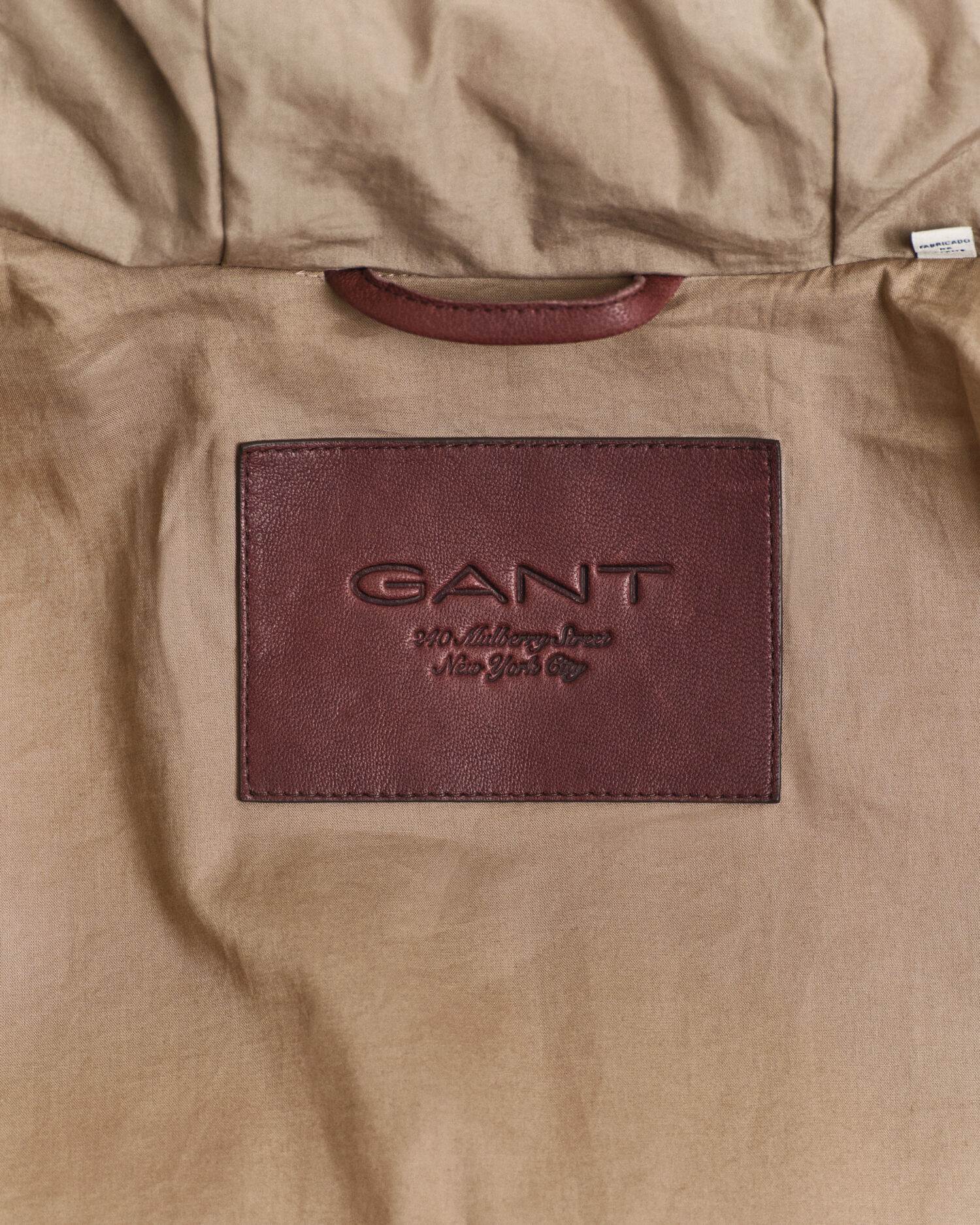 Parka in piumino d'oca in cotone