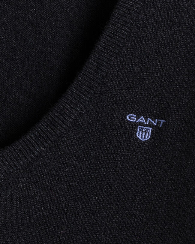 Maglia con scollo a V in lana d'agnello extrafine