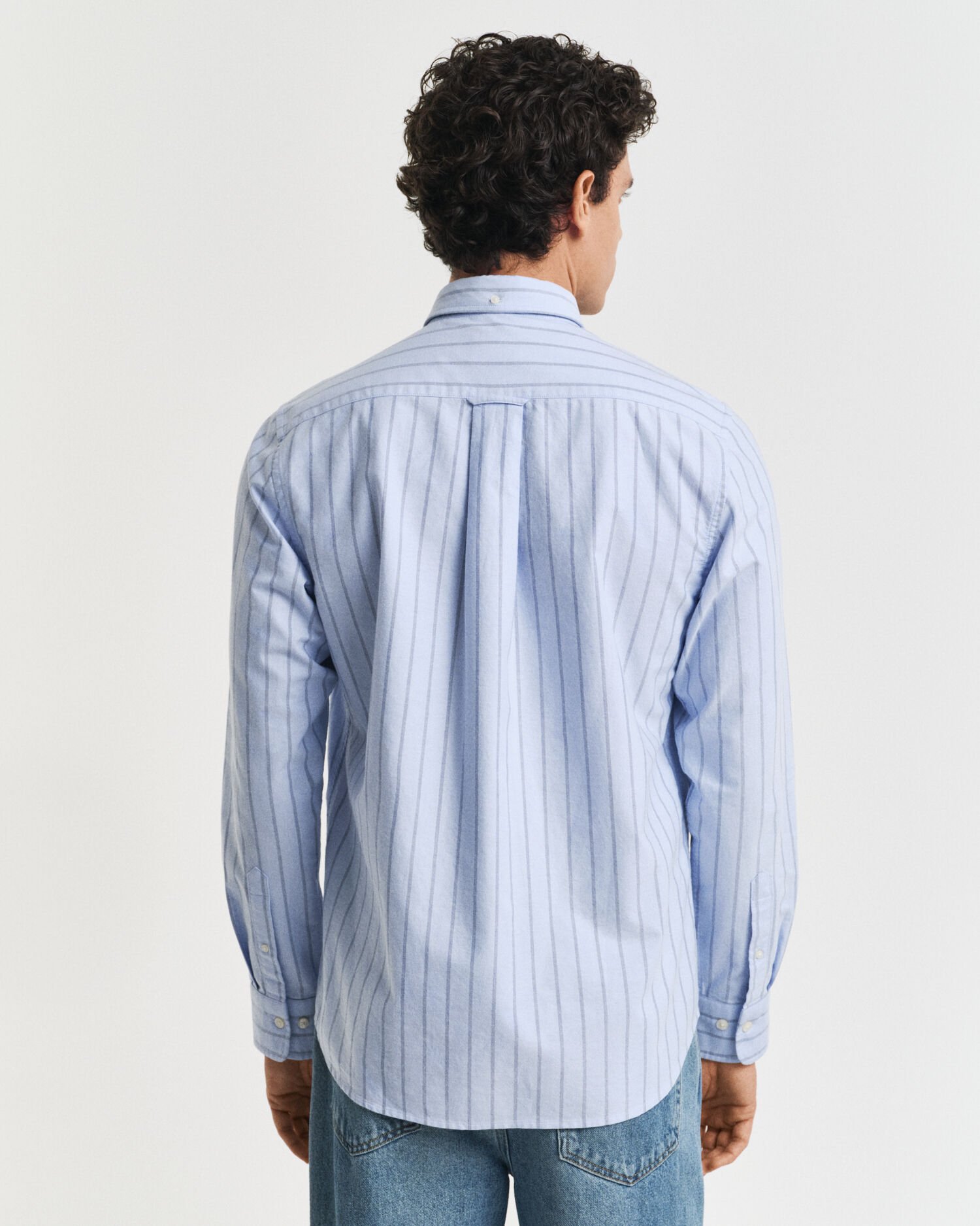 Camicia Oxford classica a righe regular fit