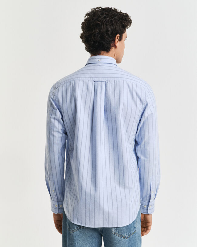 Camicia Oxford classica a righe regular fit