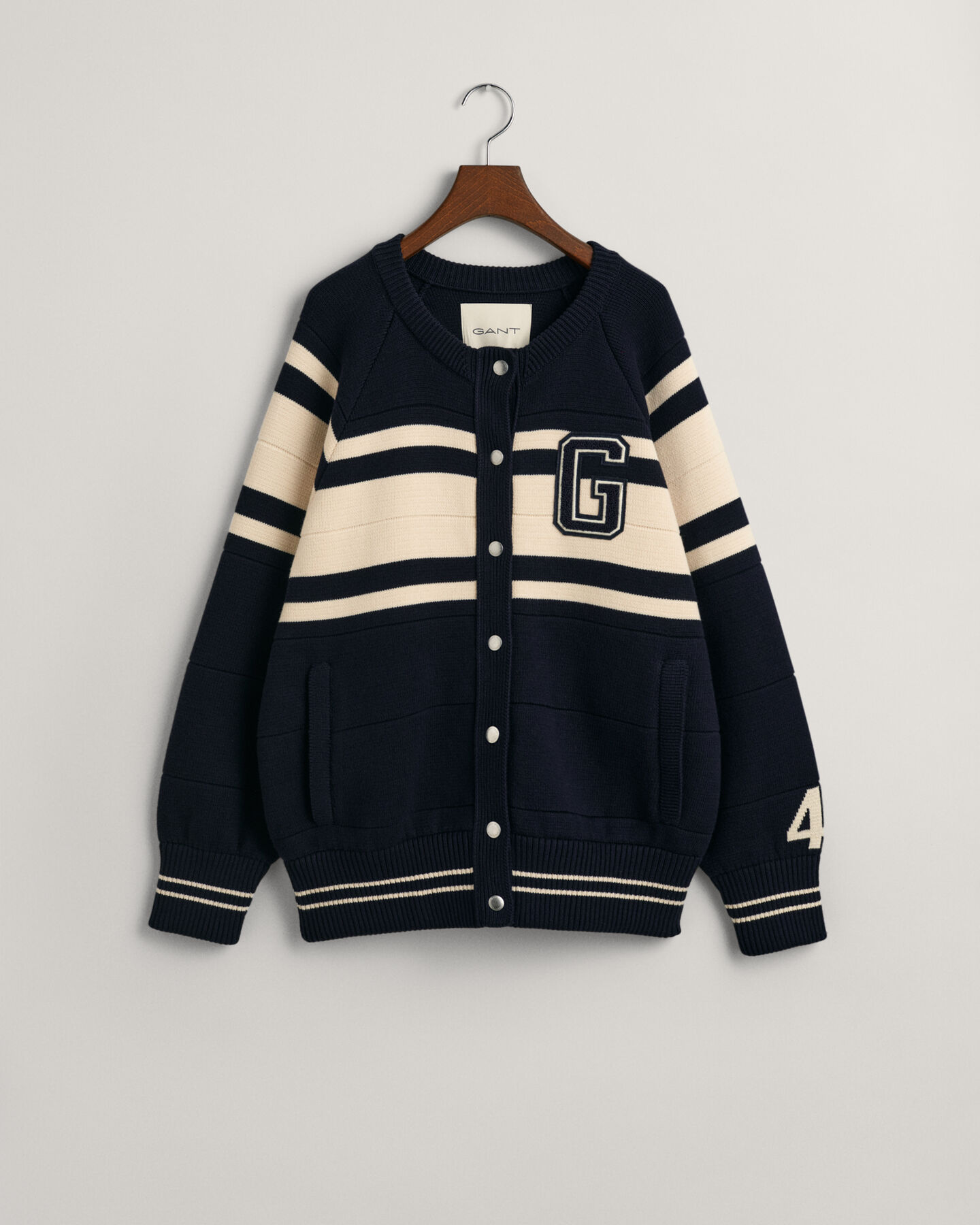 Cardigan GANT Varsity in maglia