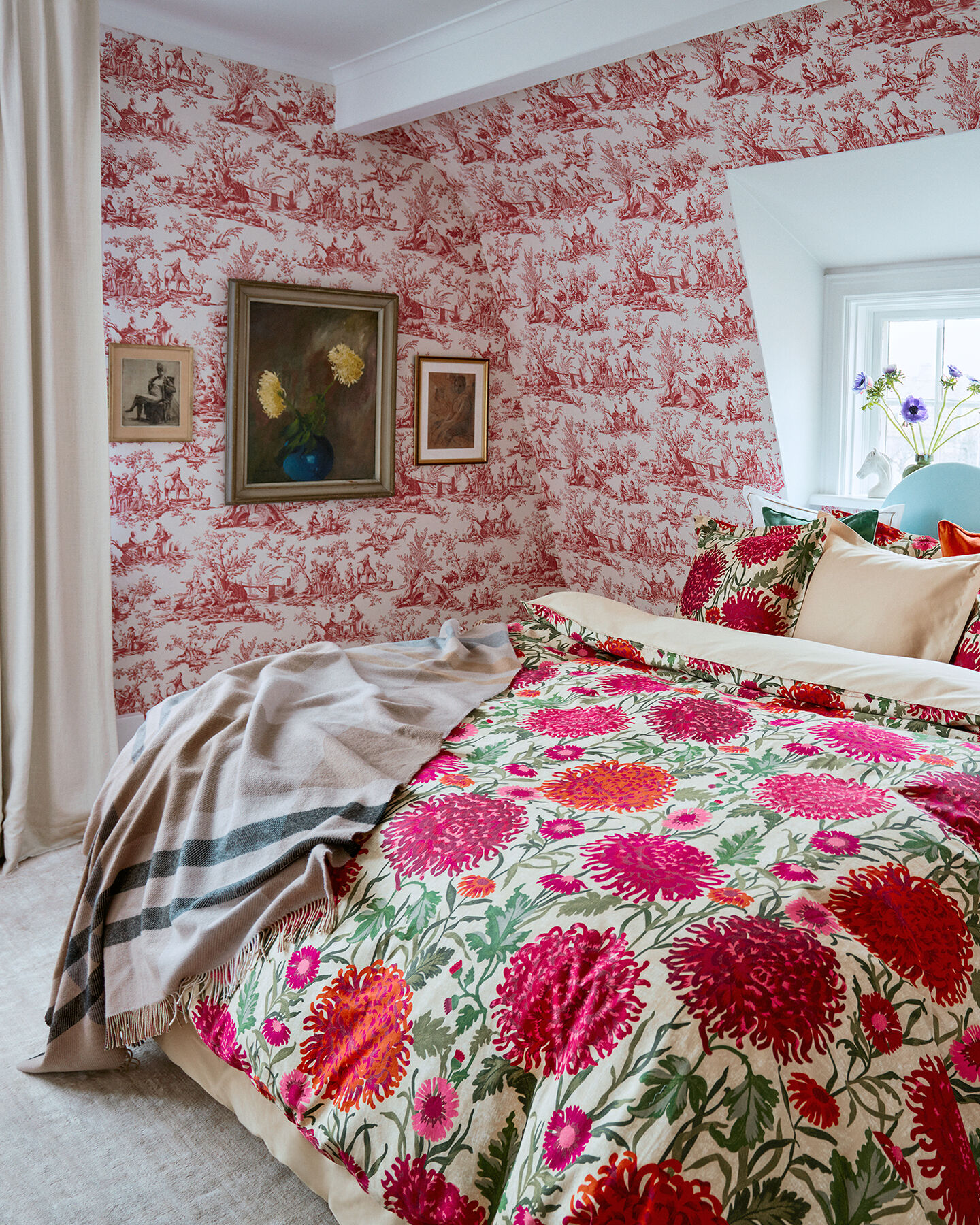 Piumino singolo Dahlia Flower