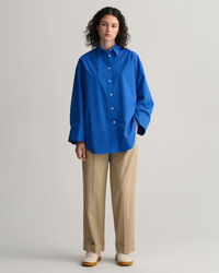 Camicia con polsini ampi e oversize fit