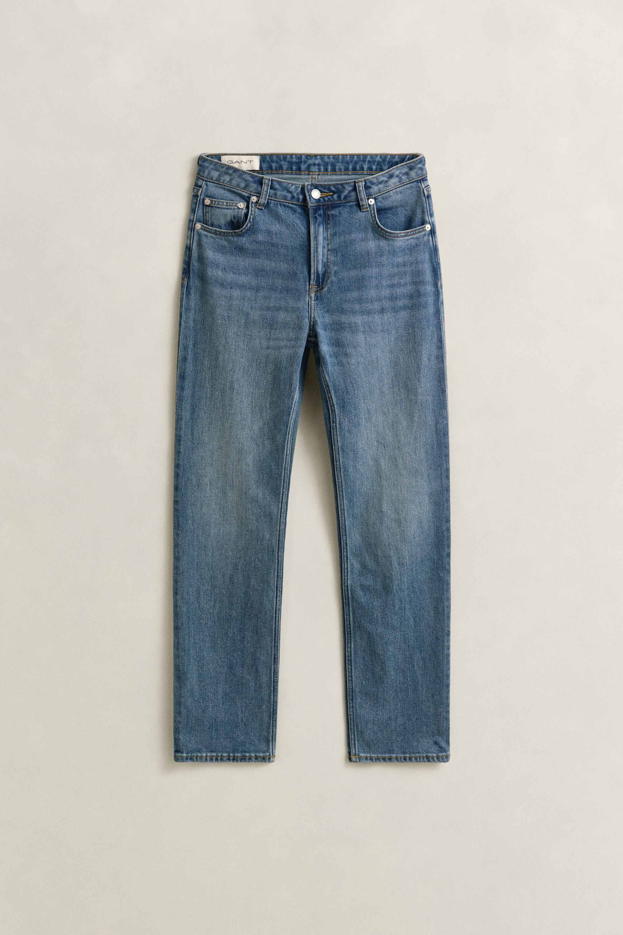 Jeans elasticizzati con gamba dritta